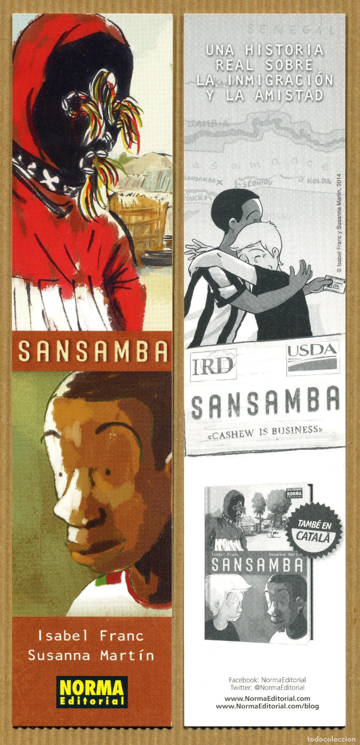 Coleccionismo Marcap&aacute;ginas: MARCAPAGINAS EDITORIAL NORMA - SANSAMBA