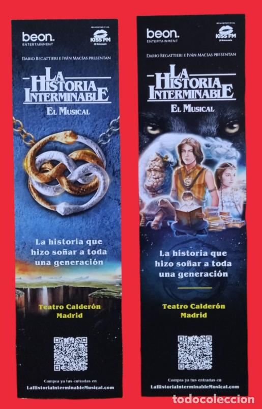 Coleccionismo marcap&aacute;ginas: Marcap&aacute;ginas La Historia Interminable - El Musical. NUEVO. - Foto 1
