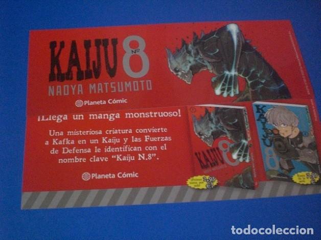 Collectables Bookmark: marcap&aacute;ginas manga Kaiju 8, editorial Planeta Comic