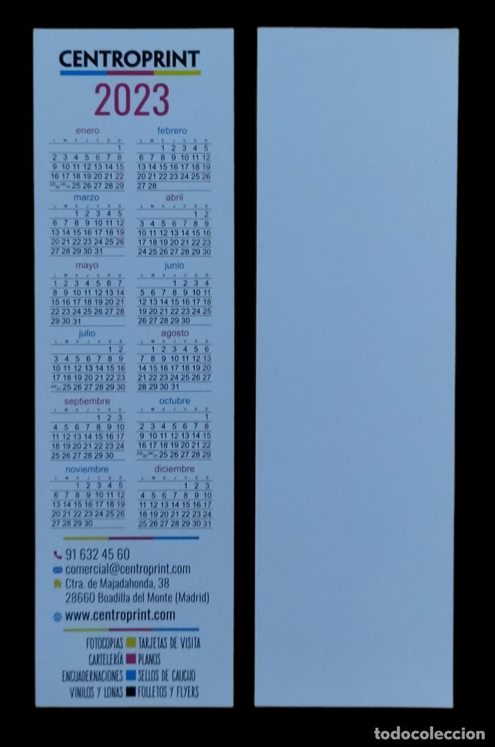Coleccionismo marcap&aacute;ginas: Marcap&aacute;ginas-Calendario 2023 CENTROPINT. NUEVO. - Foto 1
