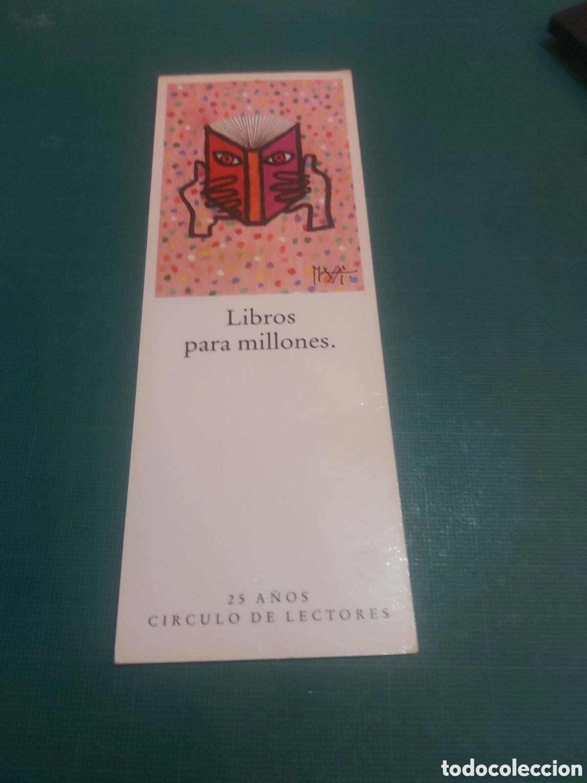 Coleccionismo marcap&aacute;ginas: C&iacute;rculo lectores libros para millones 25 a&ntilde;os - Foto 1