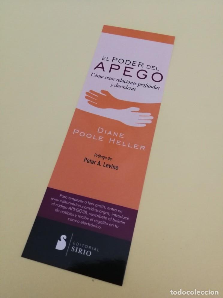 Coleccionismo marcap&aacute;ginas: MARCAPAGINAS - EL PODER DEL APEGO - DIANE POOLE HELLER - Foto 1