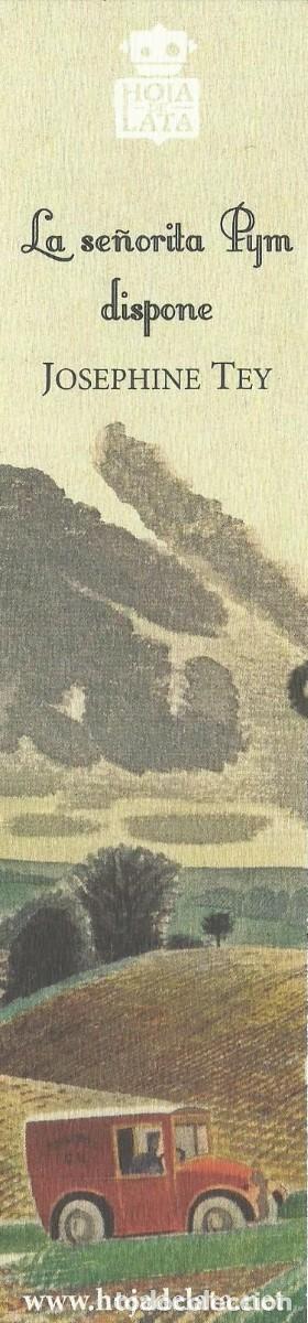 Collectables Bookmark: Antiguo marcapaginas editorial Hoja de lata la se&ntilde;orita Pym dispone