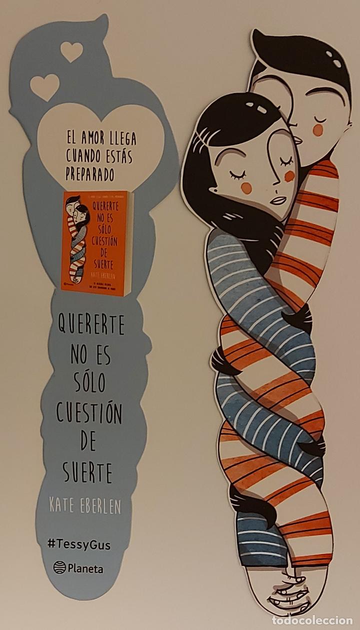 Coleccionismo Marcap&aacute;ginas: MARCAPAGINAS - PLANETA - QUERERTE NO ES SOLO CUESTION DE SUERTE -TROQUELADO -