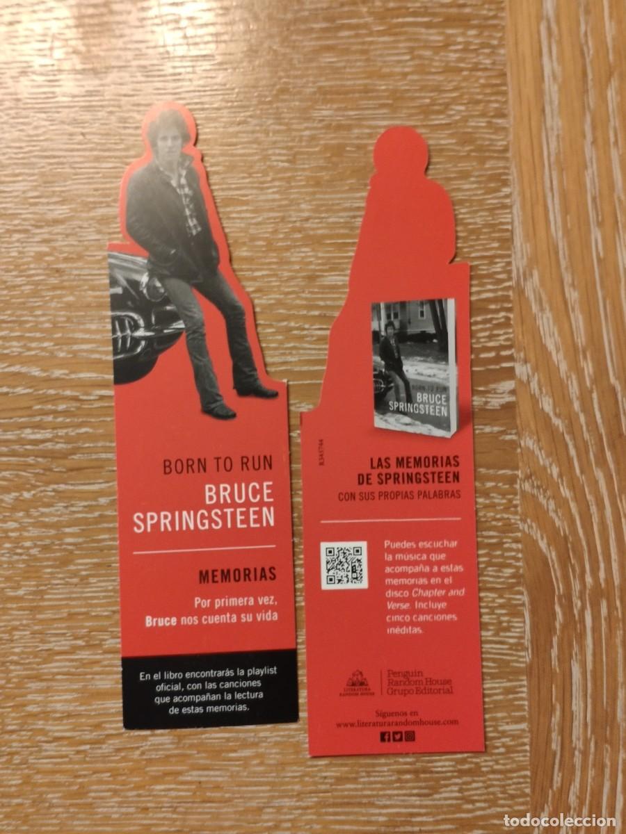 Sammeln von Lesezeichen: MARCAP&Aacute;GINAS - RAMDOM HOUSE - LAS MEMORIAS DE SPRINGSTEEN - TROQUELADO