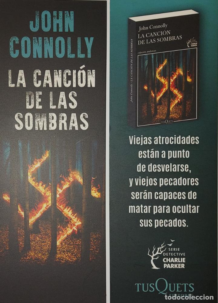 Coleccionismo Marcap&aacute;ginas: MARCAPAGINAS - TUSQUETS EDITORES - JOHN CONNOLLY - LA CANCION DE LAS SOMBRAS -