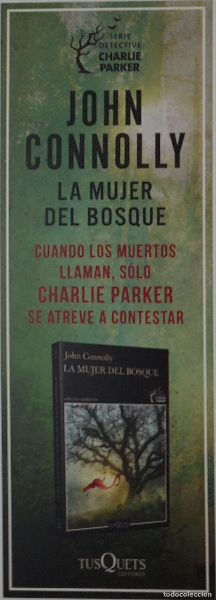 Coleccionismo Marcap&aacute;ginas: MARCAPAGINAS - TUSQUETS EDITORES - JOHN CONNOLLY - LA MUJER DEL BOSQUE -