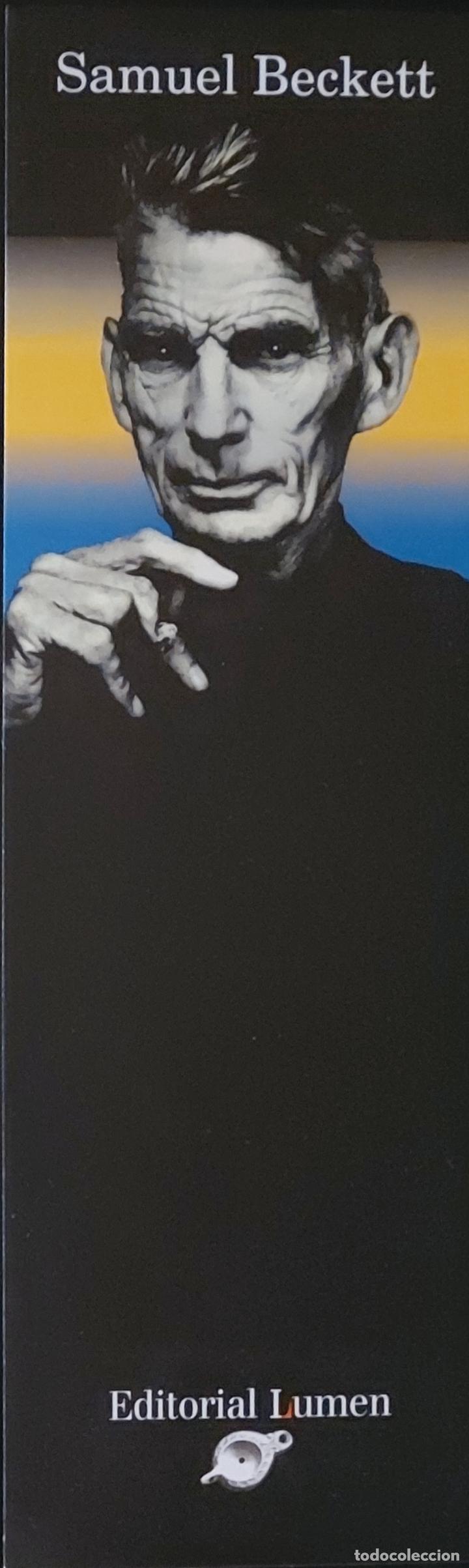 Coleccionismo marcap&aacute;ginas: MARCAPAGINAS - LUMEN - SAMUEL BECKETT - Foto 1