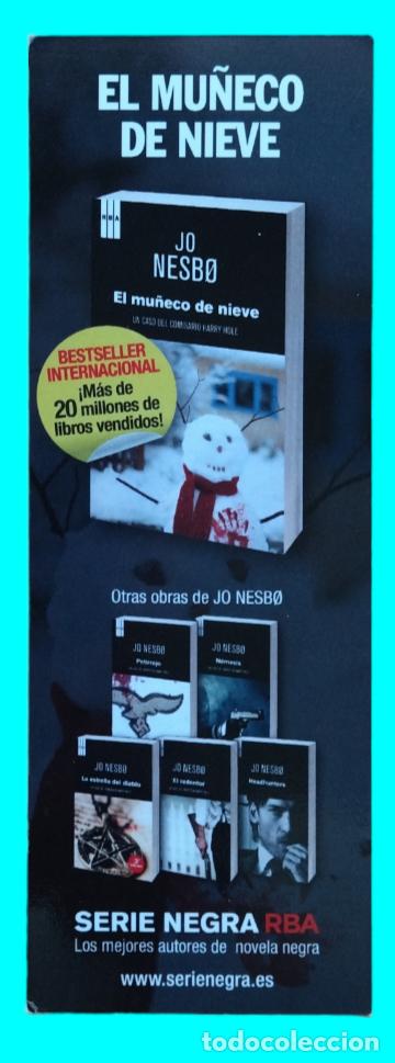 Coleccionismo marcap&aacute;ginas: MARCAP&Aacute;GINAS EL MU&Ntilde;ECO DE NIEVE. JO NESBO. - Foto 2