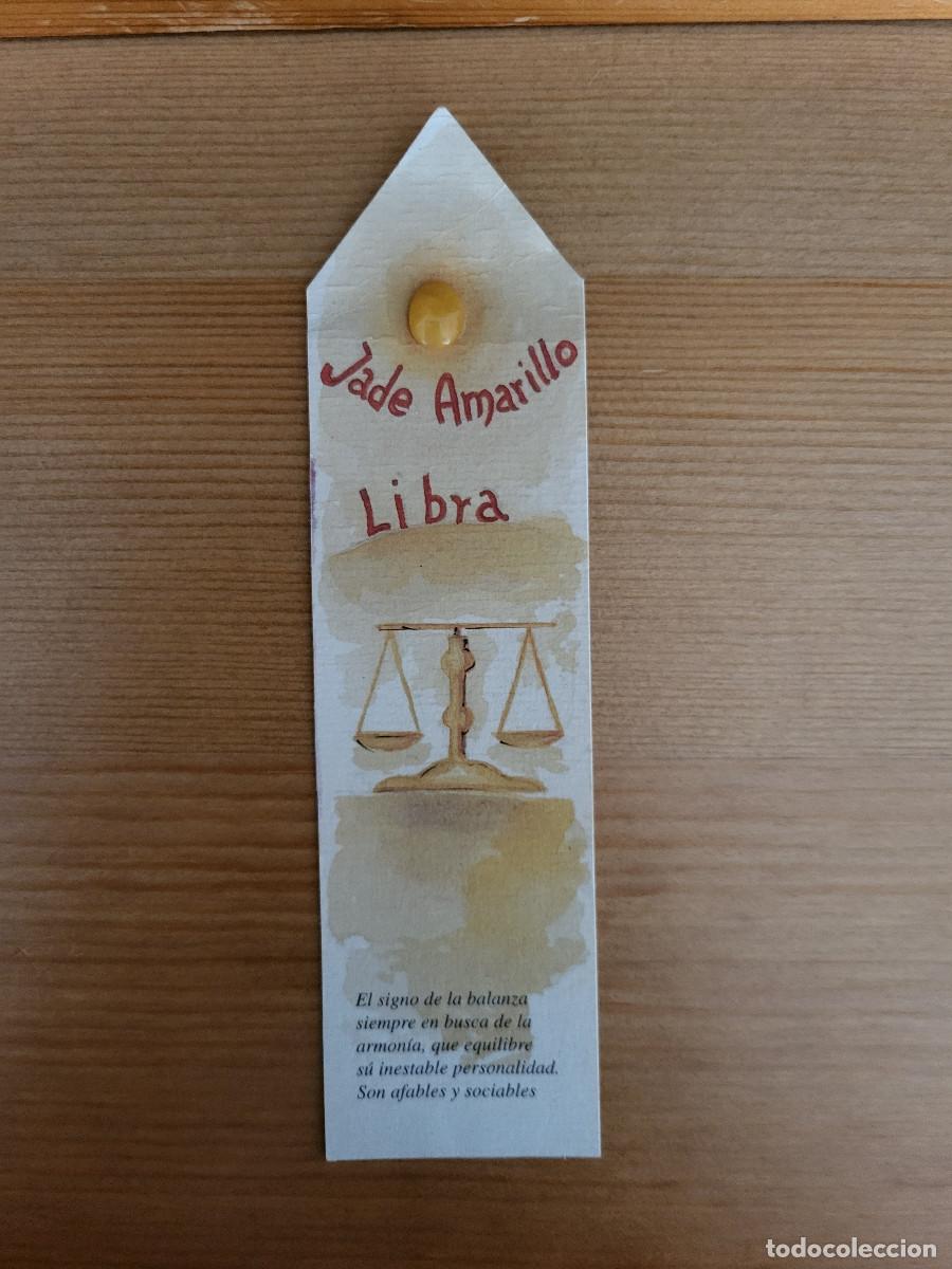 Coleccionismo marcap&aacute;ginas: MARCAP&Aacute;GINAS LIBRA CON JADE AMARILLO - Foto 1