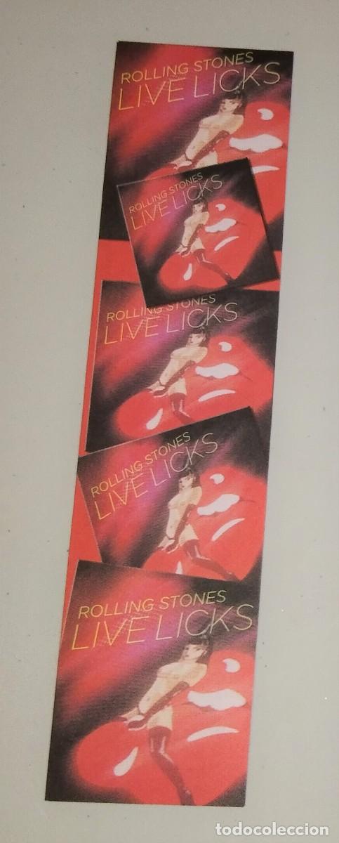Coleccionismo marcap&aacute;ginas: MARCAP&Aacute;GINAS - ROLLING STONES, LIVE LICKS - Foto 1