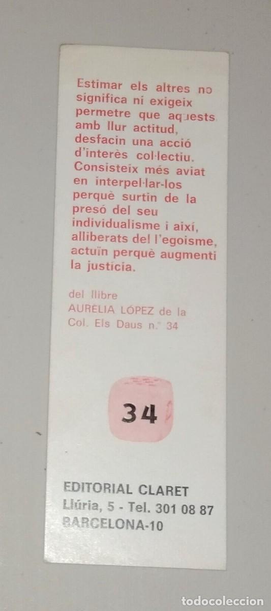 Coleccionismo marcap&aacute;ginas: MARCAP&Aacute;GINAS - EDITORIAL CLARET - Foto 1
