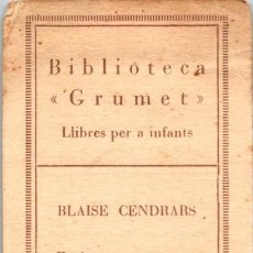 Coleccionismo Marcapáginas: BIBLIOTECA GRUMET -LLIBRES PER A INFANTS -COL·LECCIÓ L'ESTELA -VIDES DE CATALANS IL·LUSTRES-160X50MM