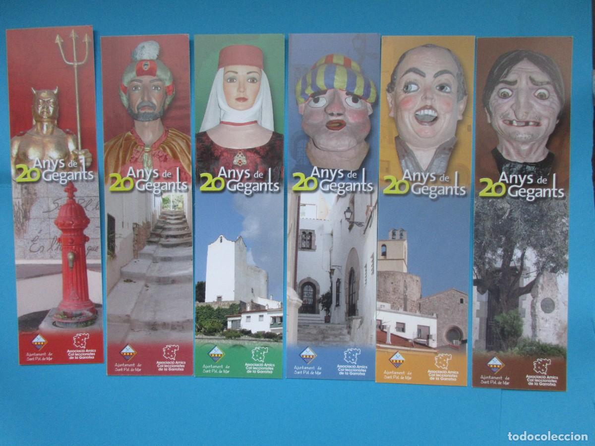 Coleccionismo Marcap&aacute;ginas: Marcapaginas serie completa Gigantes de Sant Pol de mar