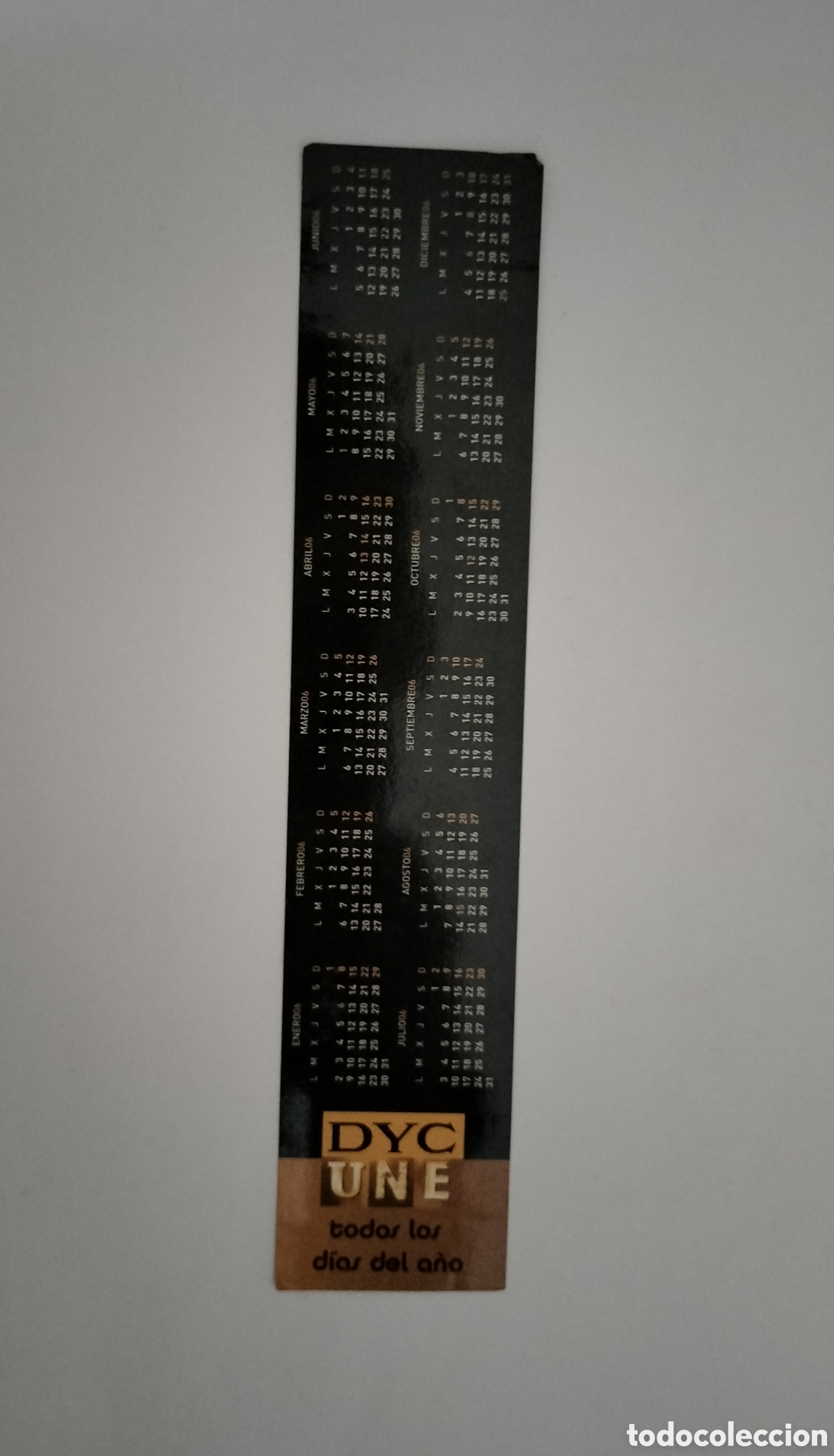 Coleccionismo marcap&aacute;ginas: MARCAP&Aacute;GINAS WHISKY DYC UNE - Foto 2