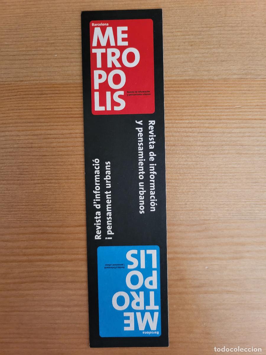 Collectables Bookmark: MARCAP&Aacute;GINAS REVISTA METROPOLIS