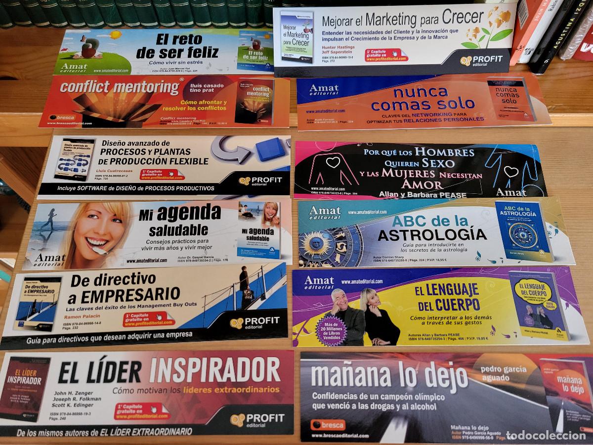 Coleccionismo marcap&aacute;ginas: 12 MARCAP&Aacute;GINAS AUTOAYUDA - Foto 1