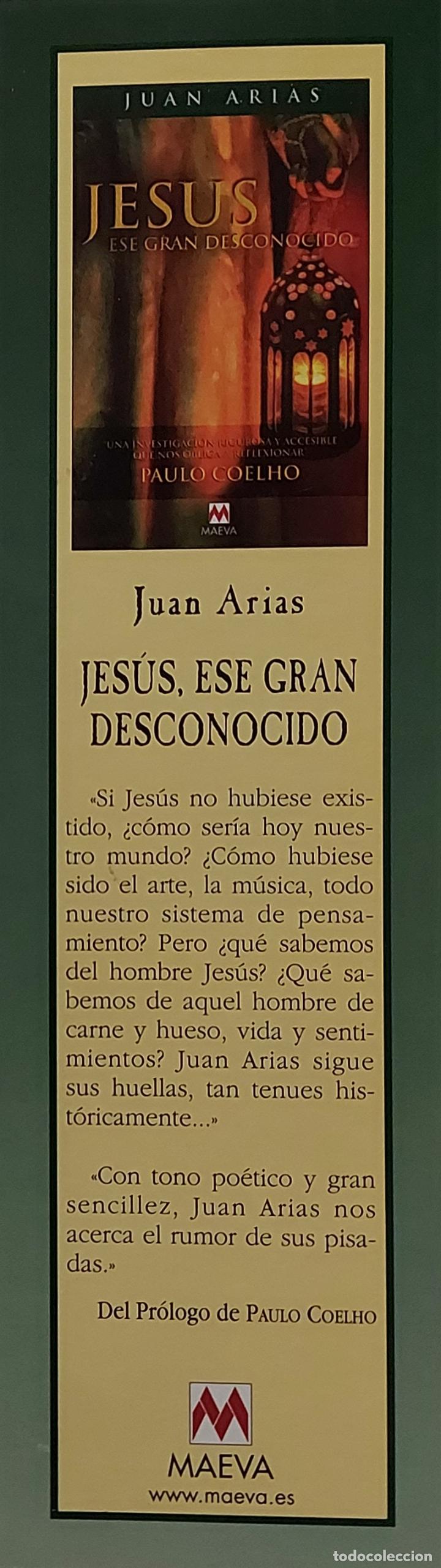 Collectionnisme Marque-pages: MARCAPAGINAS - MAEVA - JUAN ARIAS - JESUS ESE GRAN DESCONOCIDO -