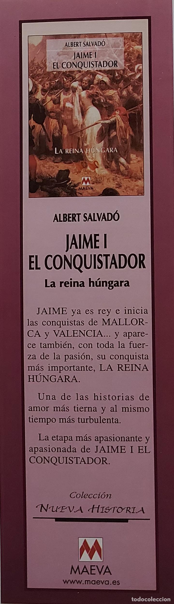 Collectionnisme Marque-pages: MARCAPAGINAS - MAEVA - ALBERT SALVADO - JAIME I EL CONQUISTADOR -