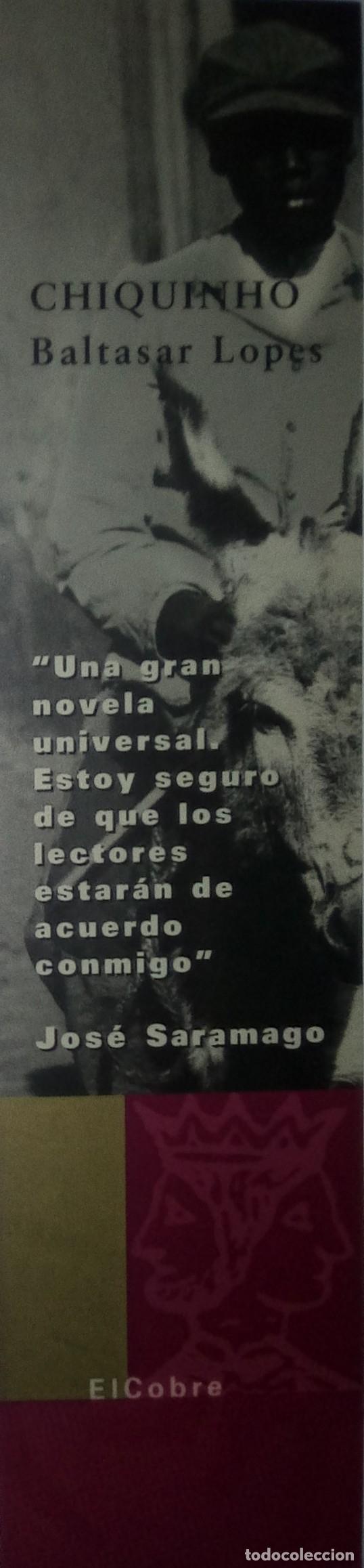 Coleccionismo marcap&aacute;ginas: MARCAPAGINAS - EL COBRE - CHIQUINHO - BALTASAR LOPES - Foto 1