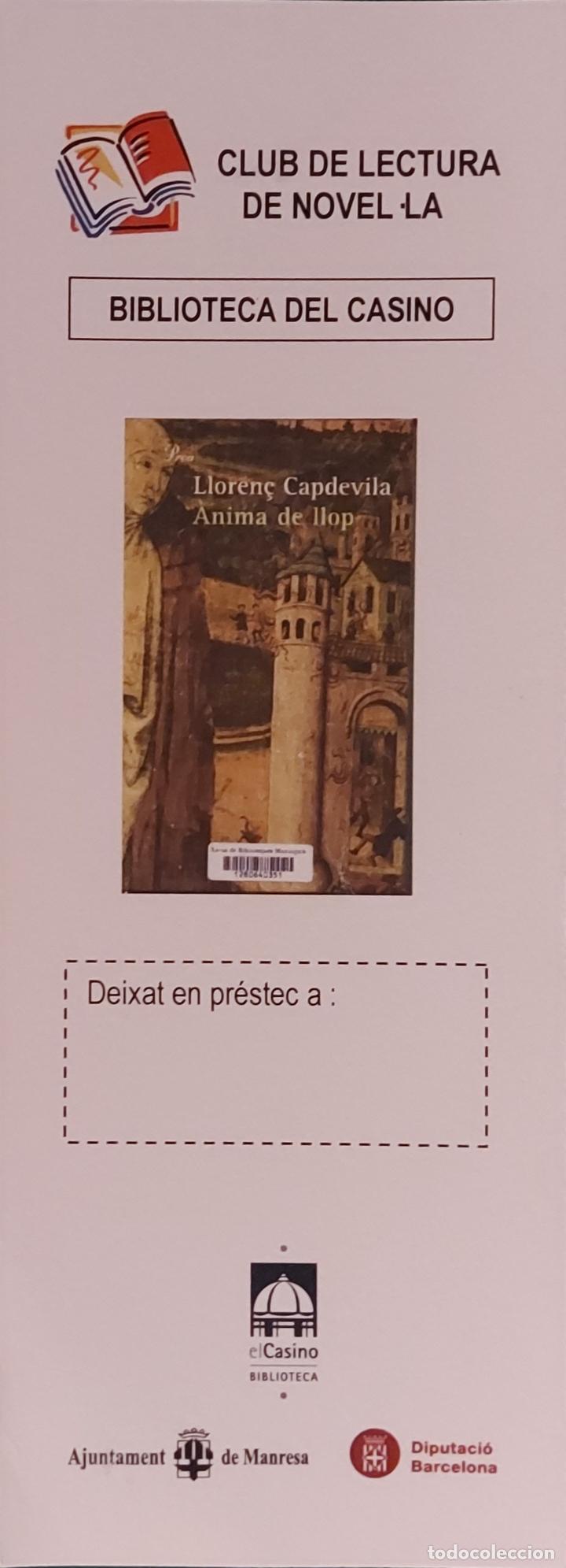 Sammeln von Lesezeichen: MARCAP&Aacute;GINAS - BIBLIOTECA EL CASINO -
