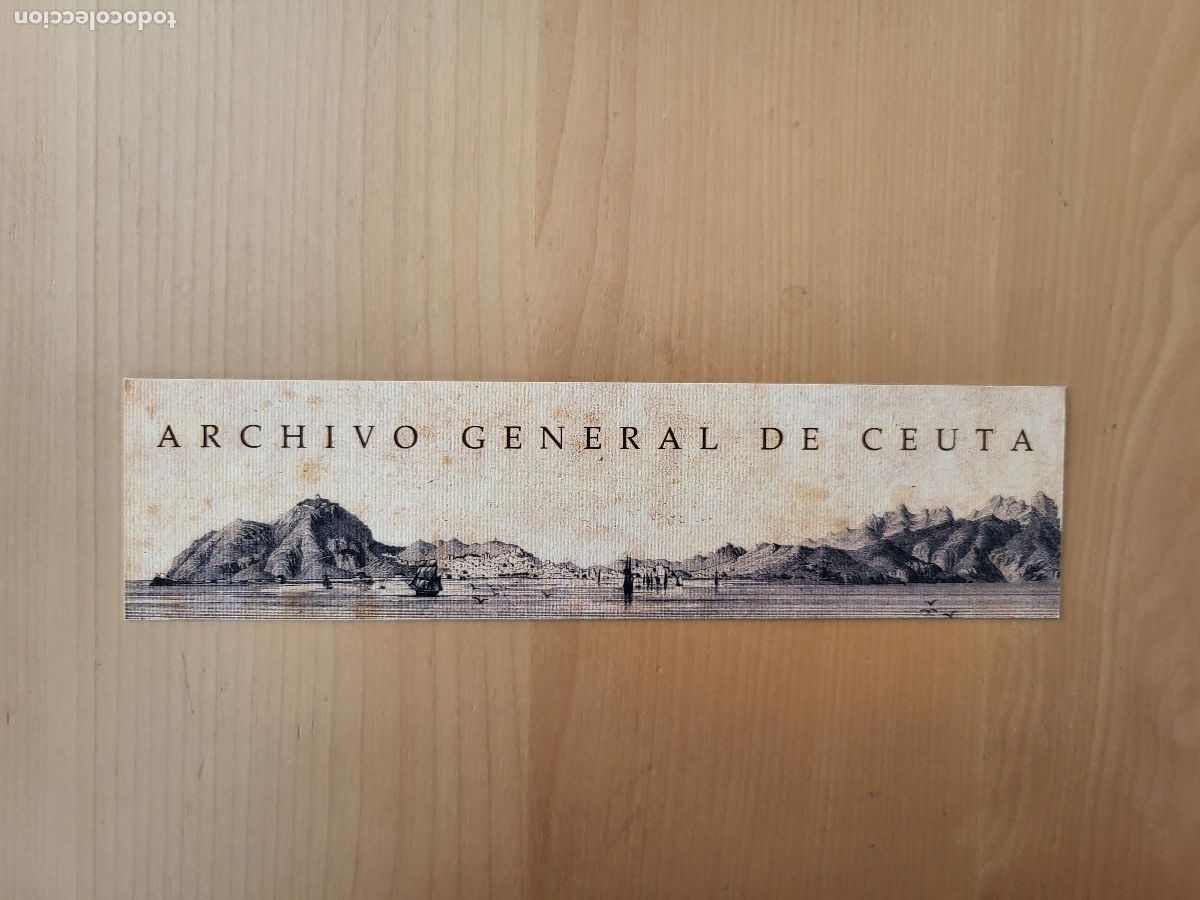 Coleccionismo marcap&aacute;ginas: MARCAP&Aacute;GINAS ARCHIVO GENERAL DE CEUTA - Foto 1
