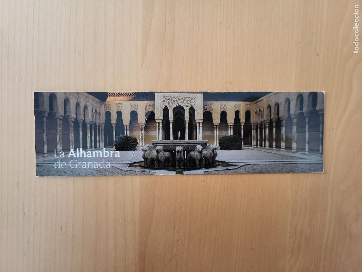 Coleccionismo marcap&aacute;ginas: MARCAP&Aacute;GINAS LA ALHAMBRA TRIANGLE POSTALS - Foto 1