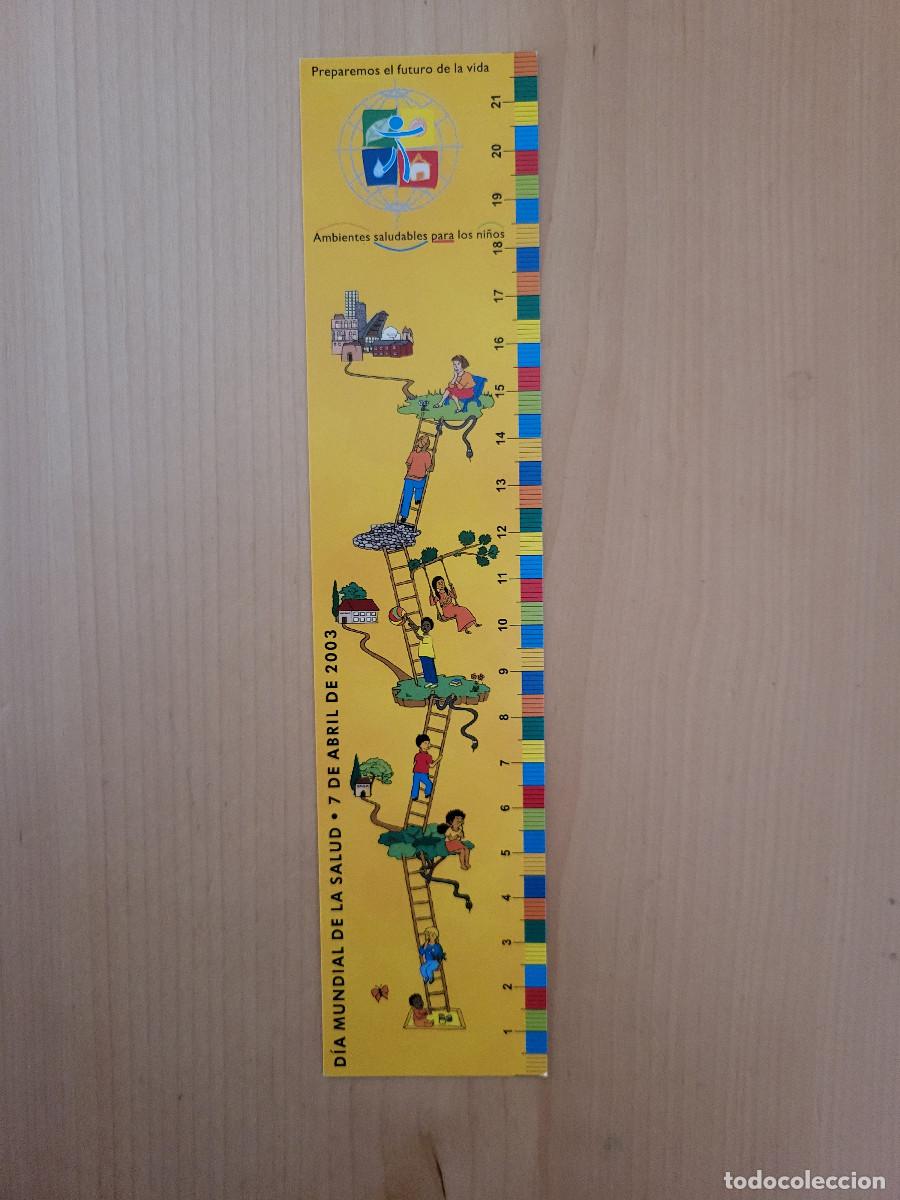 Collectables Bookmark: MARCAP&Aacute;GINAS D&Iacute;A MUNDIAL DE LA SALUD 2003
