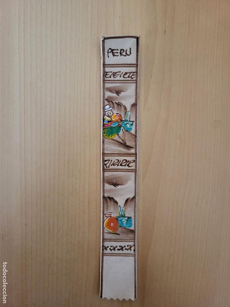 Coleccionismo marcap&aacute;ginas: MARCAP&Aacute;GINAS PER&Uacute; IMITACI&Oacute;N PIEL - Foto 1
