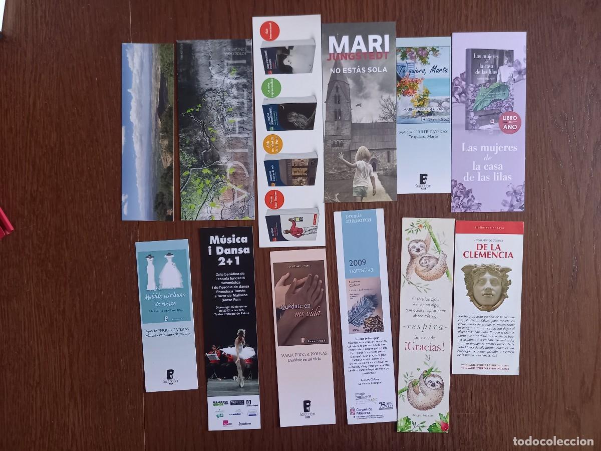 Sammeln von Lesezeichen: lote de 12 marcap&aacute;ginas de publicidad y editoriales.