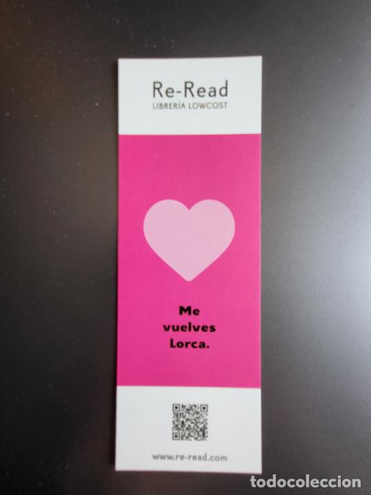 Collectables Bookmark: MARCAPAGINAS PUNT DE LLIBRE RE-READ CORAZ&Oacute;N SANTA AMELIA SARRIA GRAN VIA NUEVOS PRECIOS (4, 6, 12 &euro;)