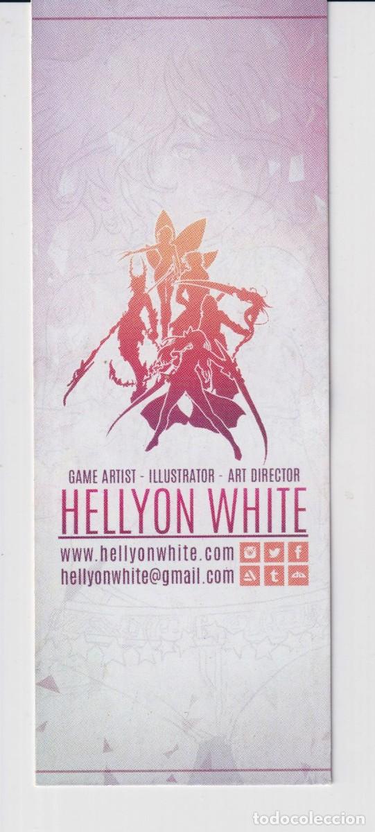 Coleccionismo marcap&aacute;ginas: MARCAP&Aacute;GINAS EDITOR ART DIRECIDA T&Iacute;TULO HELLYON WHITE - Foto 2