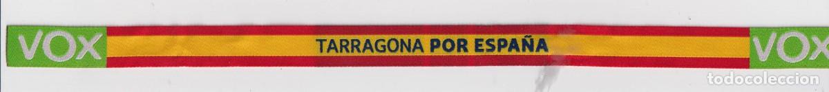 Coleccionismo Marcap&aacute;ginas: CINTA DE TELA DE MARCAP&Aacute;GINAS EDITADA POR VOX DIA DEL LIBRO EN PROVINCIA TARRAGONA