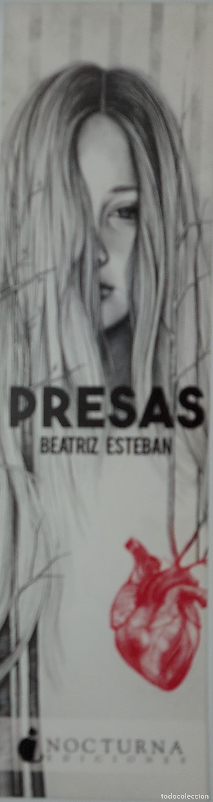Coleccionismo marcap&aacute;ginas: MARCAPAGINAS - NOCTURNA EDICIONES - PRESAS - BEATRIZ ESTEBAN - Foto 1