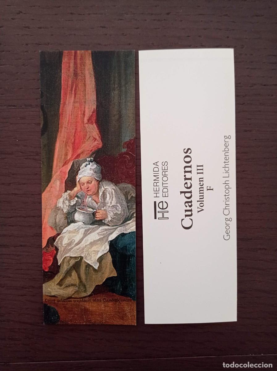 Coleccionismo Marcap&aacute;ginas: MARCAP&Aacute;GINAS. HERMIDA EDITORES. GEORG CHRISTOPH LICHTENBERG. CUADERNOS VOLUMEN III