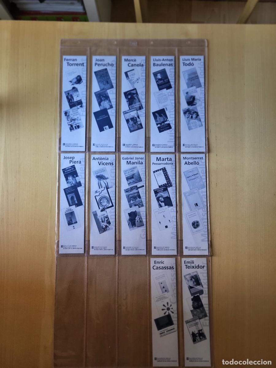 Coleccionismo marcap&aacute;ginas: 12 MARCAP&Aacute;GINAS ESCRITORES - Foto 2