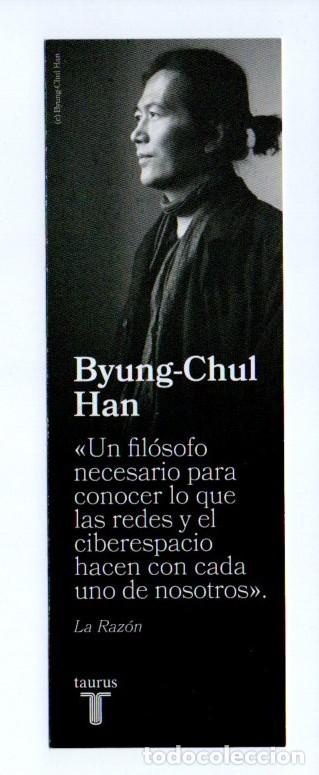 Coleccionismo Marcap&aacute;ginas: MARCAPAGINAS, INFOCRACIA. NO-COSAS. BYUNG-CHUL HAN. TAURUS