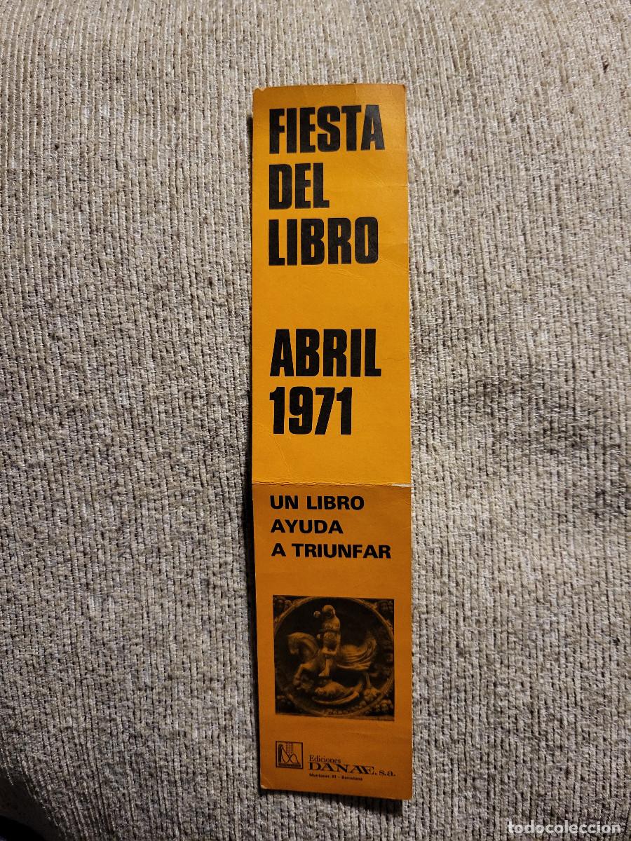 Coleccionismo marcap&aacute;ginas: ANTIGUO MARCAP&Aacute;GINAS EDICIONES DANAE 1971 - Foto 2