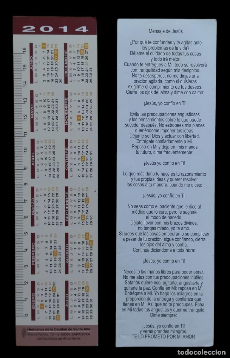 Coleccionismo marcap&aacute;ginas: 2 MARCAP&Aacute;GINAS RELIGIOSOS. 20 X 6 CM. - Foto 2