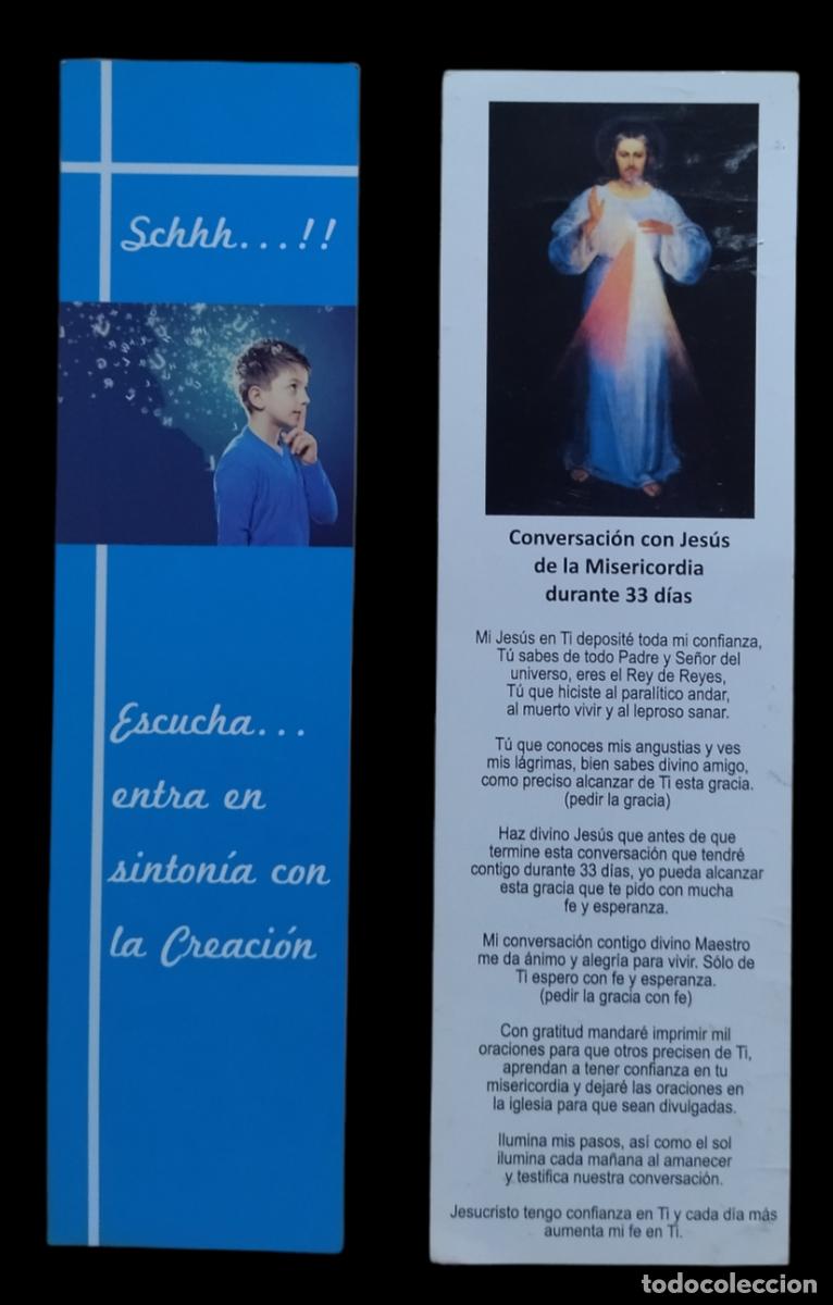 Coleccionismo marcap&aacute;ginas: 2 MARCAP&Aacute;GINAS RELIGIOSOS. 20 X 6 CM. - Foto 1