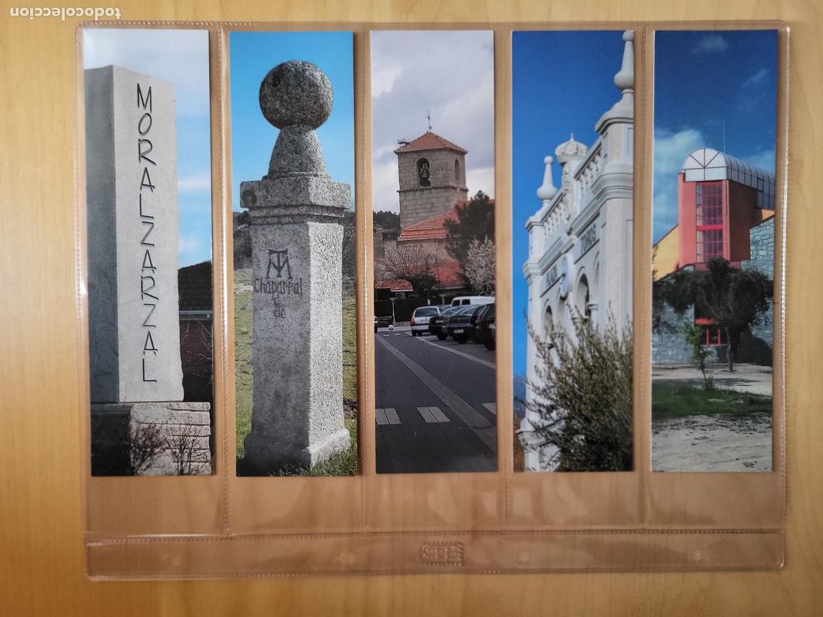 Coleccionismo marcap&aacute;ginas: 6 MARCAP&Aacute;GINAS MORALZARZAL - Foto 1