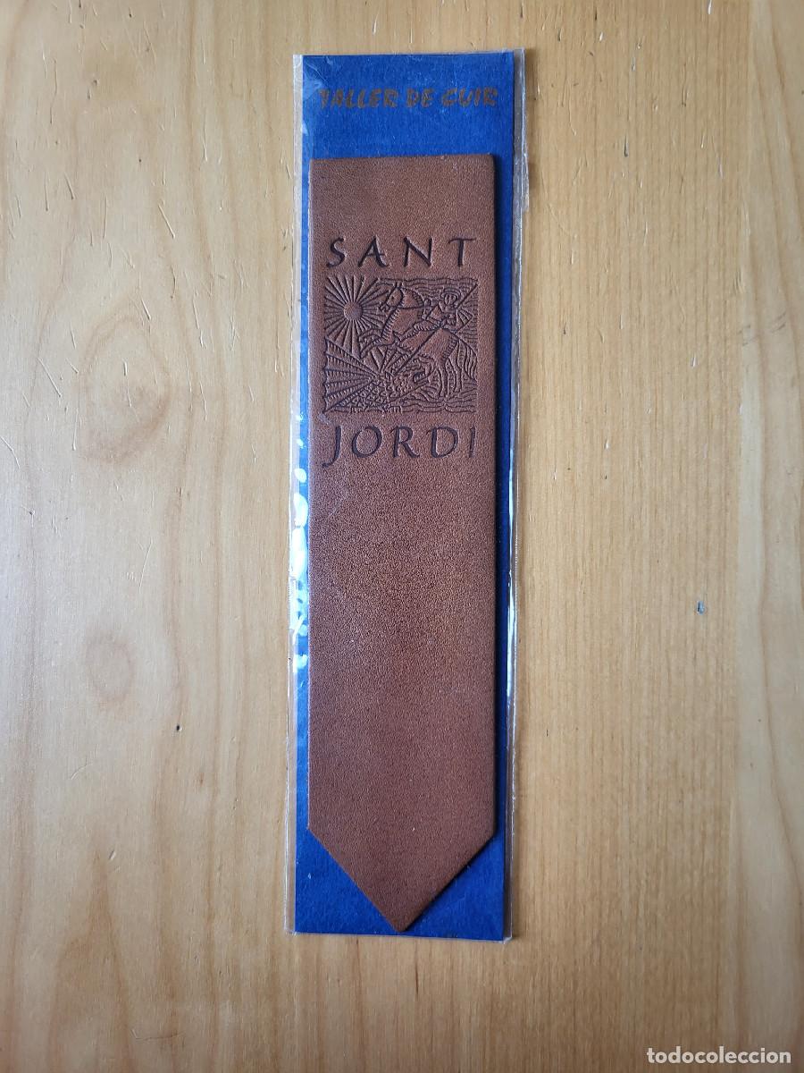 Coleccionismo marcap&aacute;ginas: MARCAP&Aacute;GINAS DE CUERO SANT JORDI - Foto 1
