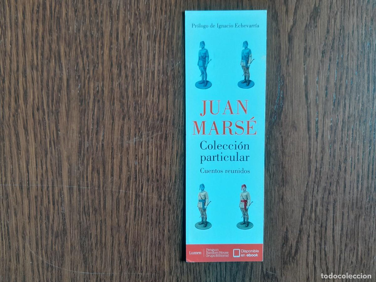 Coleccionismo Marcap&aacute;ginas: marcap&aacute;ginas, punto de libro, colecci&oacute;n particular, cuentos reunidos, Juan Mars&eacute;. Lumen.
