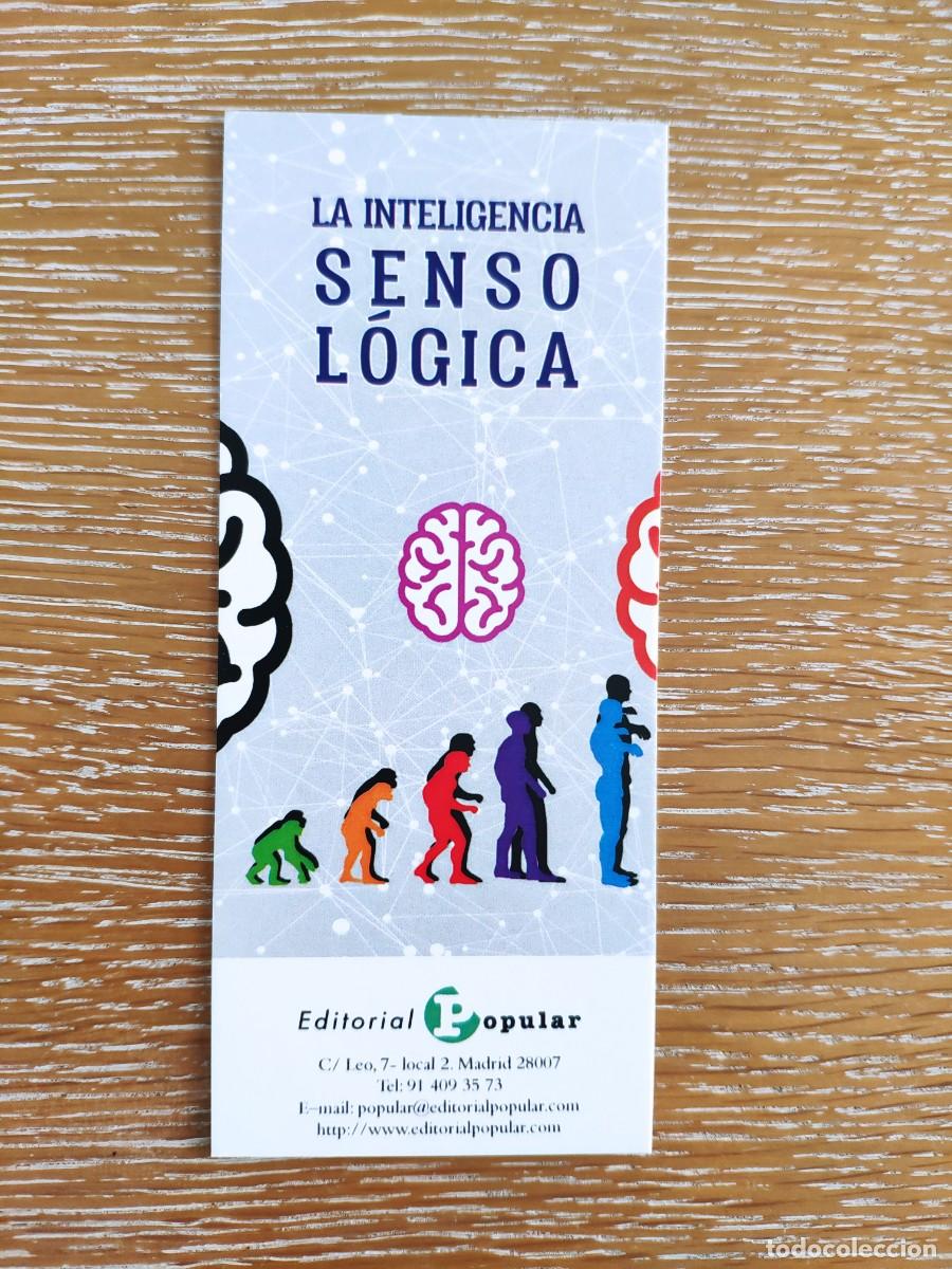 Coleccionismo marcap&aacute;ginas: MARCAP&Aacute;GINAS - EDITORIAL POPULAR - LA INTELIGENCIA SENSO L&Oacute;GICA - Foto 1