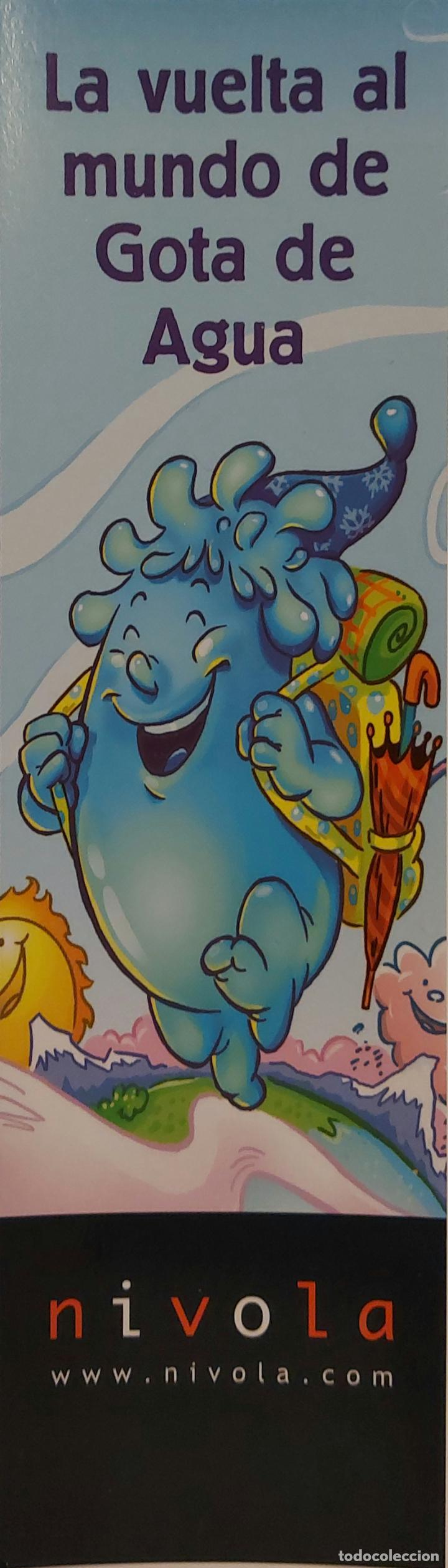Sammeln von Lesezeichen: MARCAPAGINAS - NIVOLA - LA VUELTA AL MUNDO DE GOTA DE AGUA