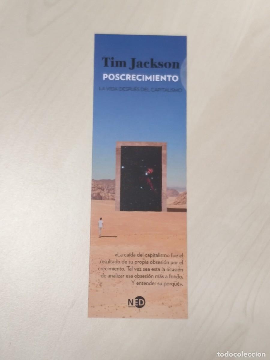 Coleccionismo marcap&aacute;ginas: MARCAP&Aacute;GINAS - NED EDICIONES - POSCRECIMIENTO - TIM JACKSON - Foto 1