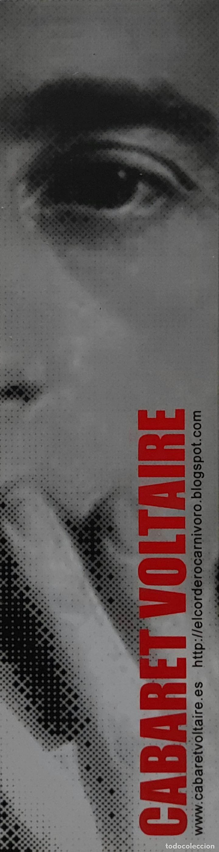 Coleccionismo marcap&aacute;ginas: MARCAP&Aacute;GINAS - CABARET VOLTAIRE - - Foto 1
