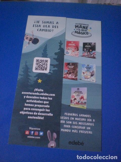 Sammeln von Lesezeichen: marcap&aacute;ginas infantil aventuras mane reloj m&aacute;gico, editorial Edeb&eacute;