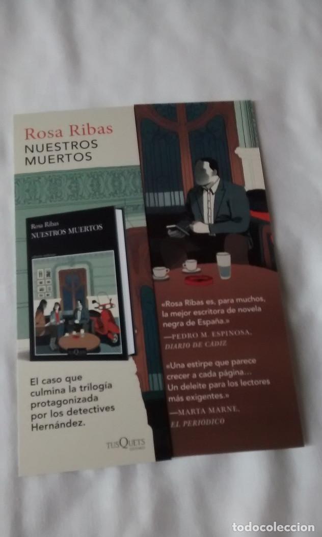 Collectionnisme Marque-pages: marcap&aacute;ginas nuestros muertos, editorial Tusquets