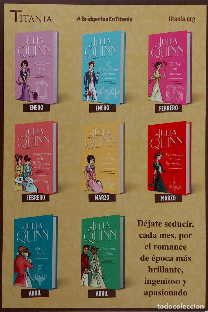 Coleccionismo Marcap&aacute;ginas: MARCAPAGINAS - TITANIA - BRIDGERTON - T POSTAL